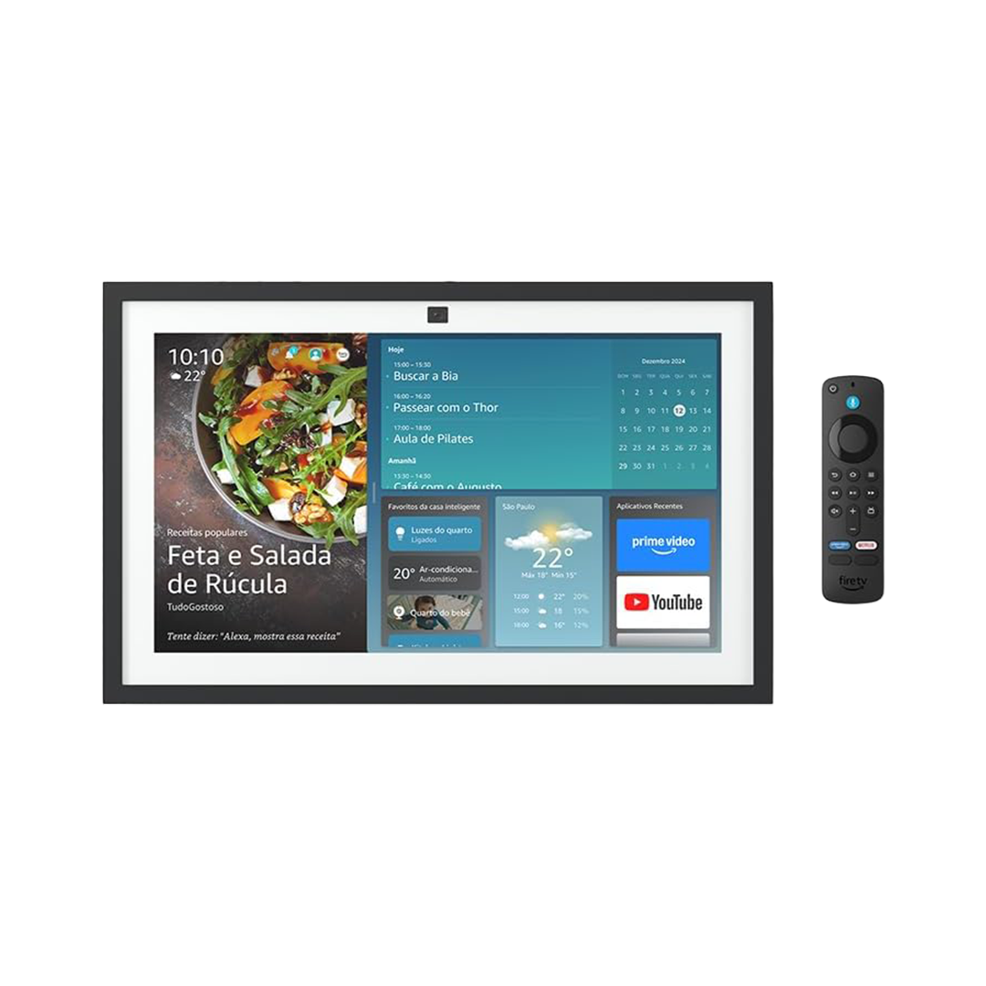 Smart Display Echo Show 15 15.6 Full HD com Alexa e Fire TV