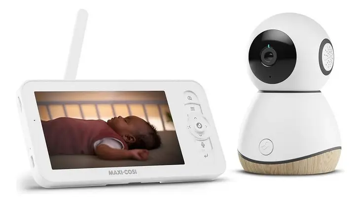 Babá Eletrônica Maxi-Cosi See Pro com Monitor 5" Ultra HD 2K Wi-Fi CryAssist